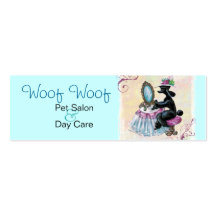 Black Poodle Boudoir Business Cards