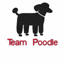 Black Poodle Logo with Custom Text & Colour