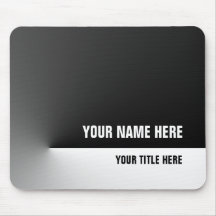 Black Pro Mousepad