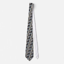 Black Pug Dog necktie