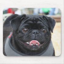 Black Pug Dog usepad