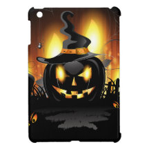 Black Pumpkin Halloween iPad Mini Case
