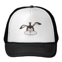 Black Rabbit head Mesh Hats