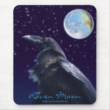 BLACK RAVEN & MOON Mousepad series