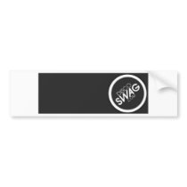 black rectangle logo bumper stickers