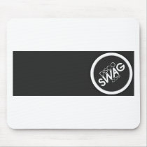 black rectangle logo mouse pads