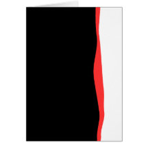 Black, Red & White Design Cards