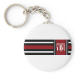 Black Red White Elegant Stripe