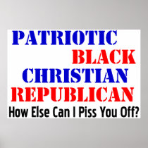 Black Republican! Print