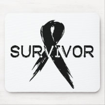 Black Ribbon* Survivor Mouse Pad