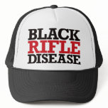Black Rifle Disease - Red and Black Trucker Hats