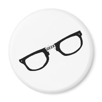 Black Rimmed Geek Glasses