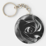 BLACK ROSE KEY CHAINS