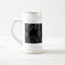 Black Rose Pattern Design. Coffee Mugs