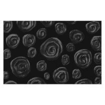 Black Rose Pattern Design. Stationery Design