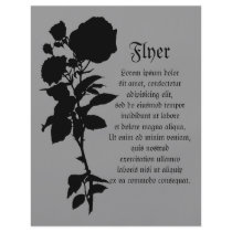 Black Rose Silhouette