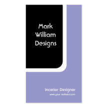 Black Rounded Rectangle Business Card Templates
