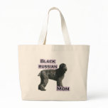 Black Russian Mom 4 Canvas Bags