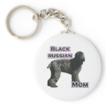 Black Russian Terrier Mom 4  - Keychain