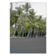 Black Sand Beach Notecards, Hawaii