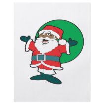 Black Santa Flyer Design