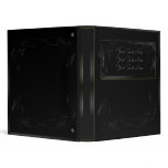 Black Scroll Work Blended Binder
