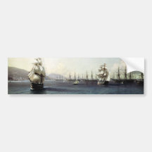 Black Sea Fleet in the Bay of Theodosia Bumper Sticker
