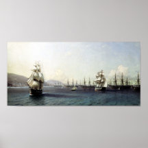 Black Sea Fleet in the Bay of Theodosia Posters