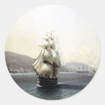 Black Sea Fleet in the Bay of Theodosia Sticker