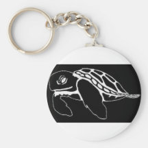 Black Sea Turtle Key Chains