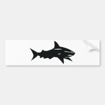 black shark bumper stickers