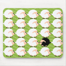 black sheep mouse pad