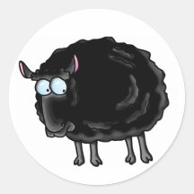 Black sheep sticker