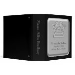 Black & Silver Prince Crown Baby Boy Photo Album Binders