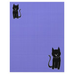 Black Sitting Cat! Vector Art Animal. Custom letterhead