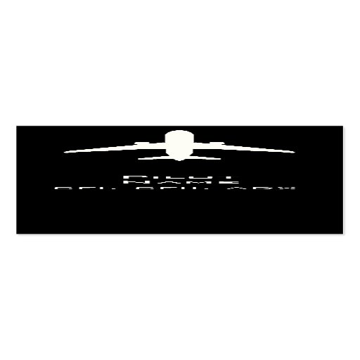 Black Skinny Cards Business Card Templates