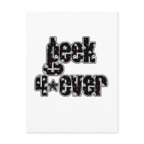 Black Skull Geek 4ever Postcard