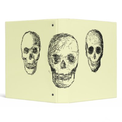 Black Skulls. Vinyl Binders by PsyborgAli