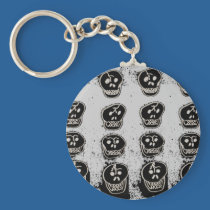 Black Skulls by Flash Allen keychains