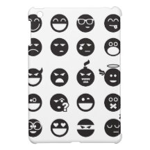 Black Smiles iPad Mini Case