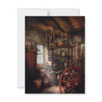 Black Smith - You thought your shop was messy Custom Invites