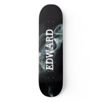 black smoke, EDWARD - Customized Custom Skateboard
