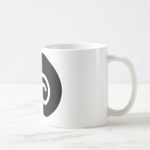 black snail coffee mug
