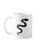 black snake icon coffee mugs