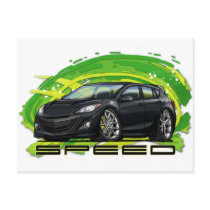 Black_Speed3 Postcards