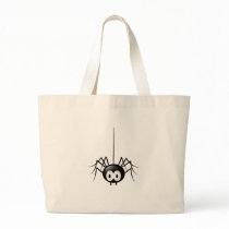 Black Spider Cute Halloween Gift Tote Bags