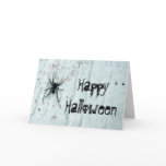 Black Spider Greeting Card