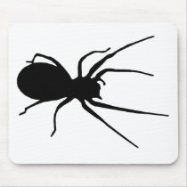 Black Spider Mouse Pad