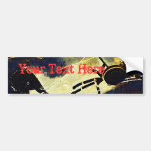 Black Spider Novelty Items Bumper Sticker