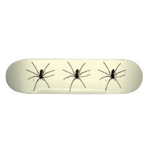 Black Spider Skateboard Deck